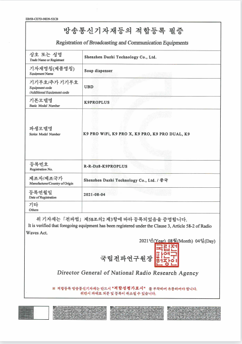 International test report documentation