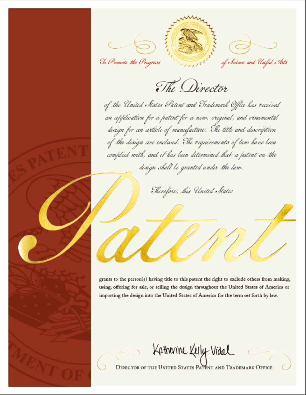 China patent certificate